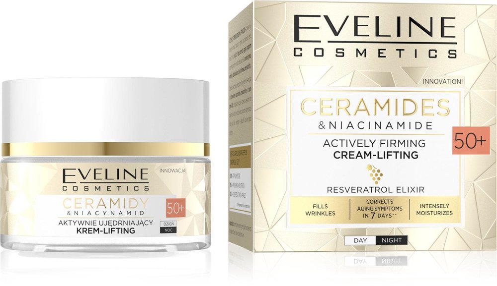 Eveline Ceramides & Niacinamide Actively Firming Lifting Cream 50+ 50ml