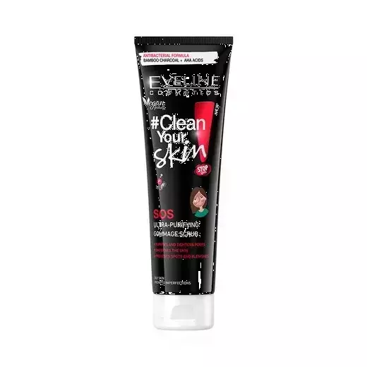 Eveline Clean Your Skin Ultra-Cleansing Peeling Gommage for Oily Skin 100ml Best Before 13.04.24