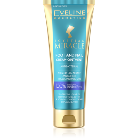 Eveline Egyptian Miracle Foot and Nail Cream Ointment for Dry and Dehydrated Skin 50ml