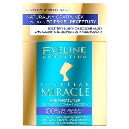 Eveline Egyptian Miracle Rescue Cream 7in1 Cosmetics for Face Body Hair Care 40ml