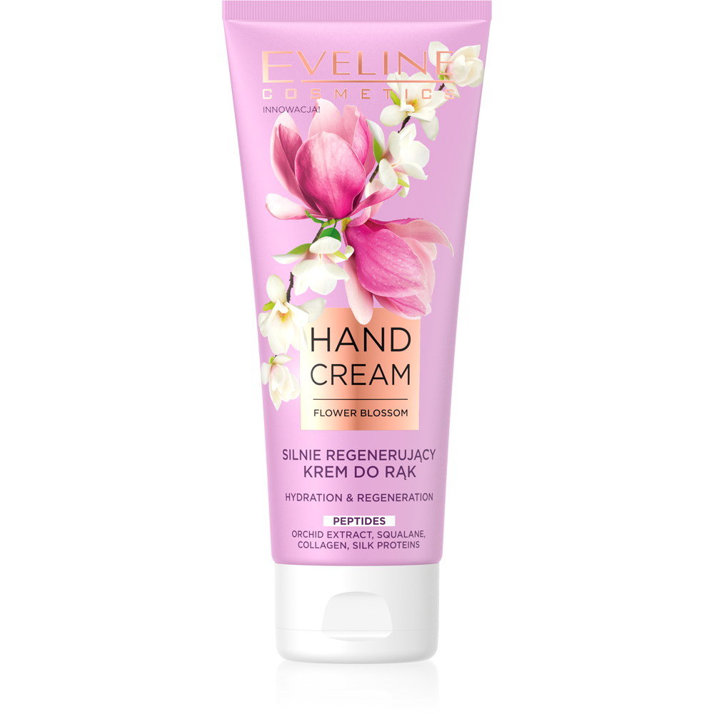 Eveline Flower Blossom Strongly Regenerating and Hydrating Hand Cream 75ml