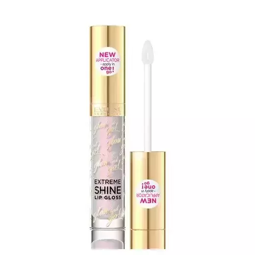 Eveline Gloss Glow and Go Extreme Moisturizing Lip Gloss with Volume Effect No. 10 Disco Shine 4.5ml