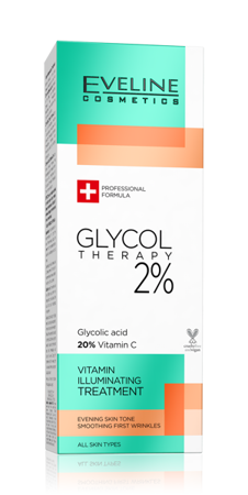 Eveline Glycol Therapy 2% Vitamin Illuminating Treatment for All Skin Types 18ml