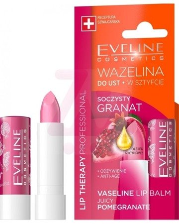 Eveline Lip Therapy Professional Lip Vaseline Juicy Pomegranate 3.8g