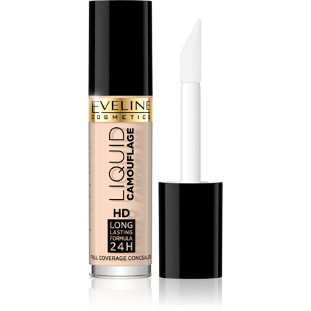 Eveline Liquid Camouflage 24 HD Lasting Face Concealer High Coverage 01 Light 5ml