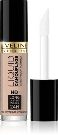 Eveline Liquid Camouflage 24 HD Lasting Face Concealer High Coverage 01A Light Beige 5ml
