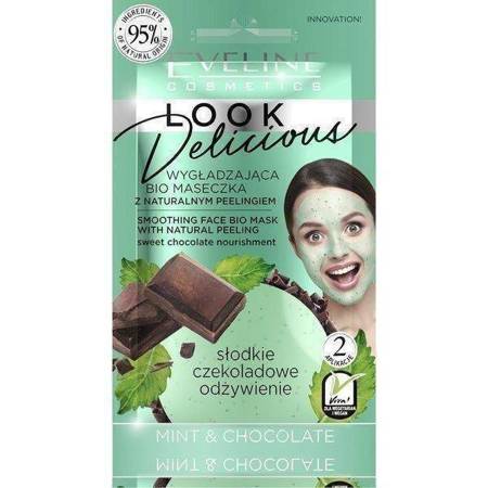 Eveline Look Delicious Smoothing Face Bio Mask with Mint and Chocolate 10ml