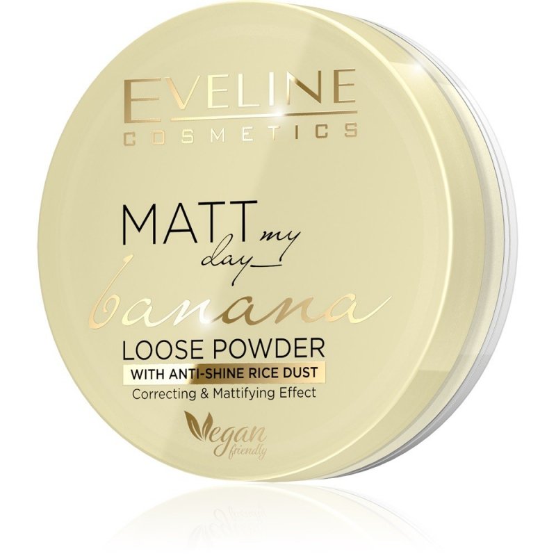 Eveline Matt My Day Loose Powder Masking Imperfections with Banana Scent 6g