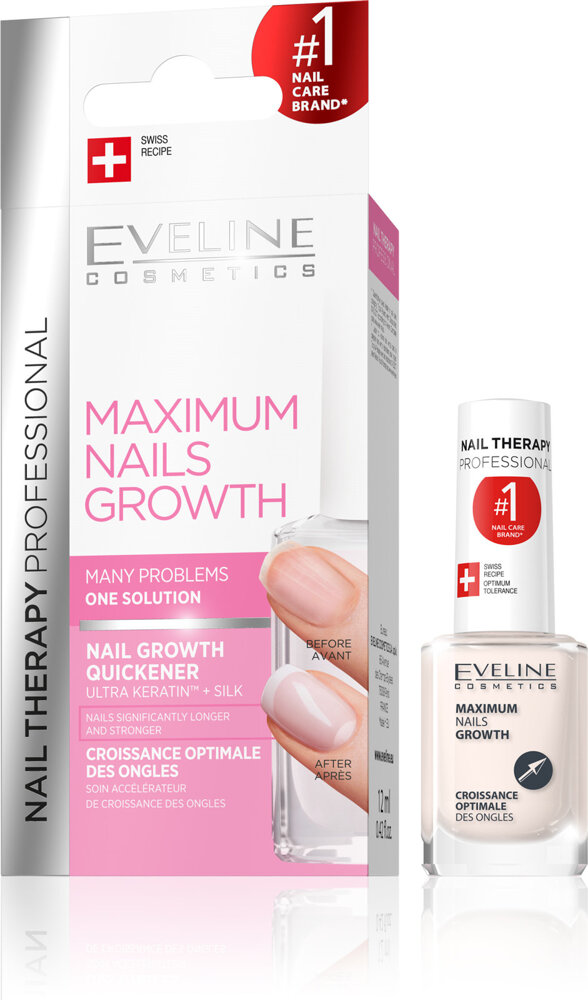 Eveline Nail Therapy Nail Growth Conditioner with Silk Proteins 12ml