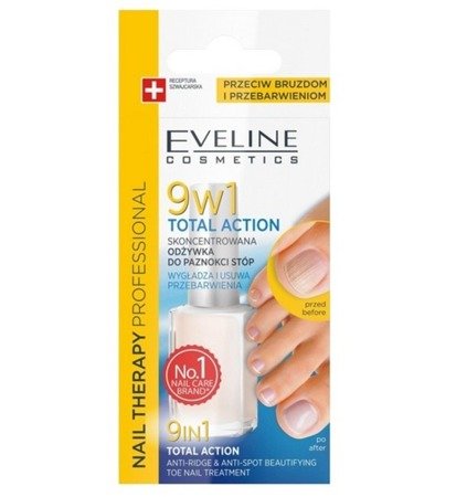 Eveline Nail Therapy Smoothing Concentrated Nail Conditioner 9in1 12ml