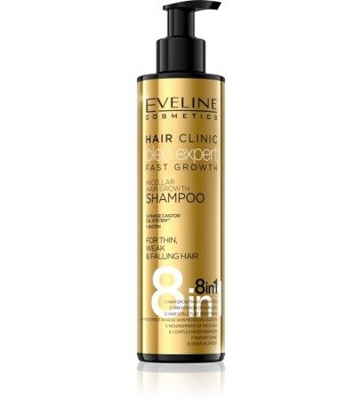 Eveline Oleo Expert Strengthening and Accelerating Shampoo Hair Growth 245ml