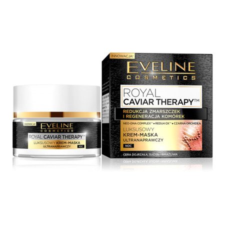 Eveline Royal Caviar Therapy Luxurious Ultra-Repairing Night Cream-Mask 50ml 