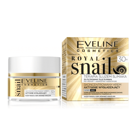Eveline Royal Snail Concentrated Active Smoothing Cream 30+ for Day and Night 50ml