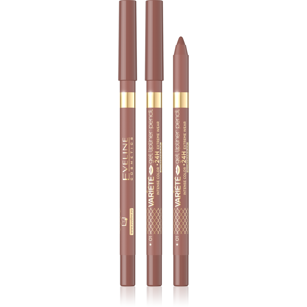 Eveline Variete Waterproof Gel Lip Liner No 01 Nude 1 Piece