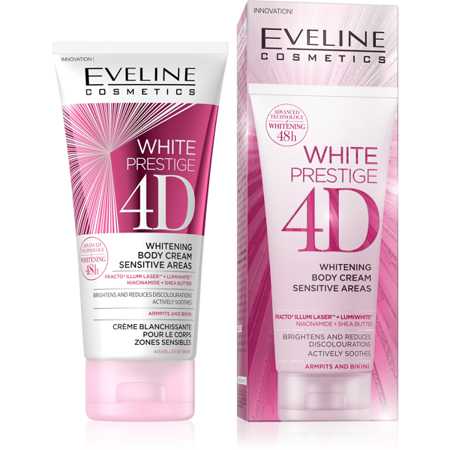 Eveline White Prestige 4D Whitening Body Cream for Sensitive Areas 100ml 