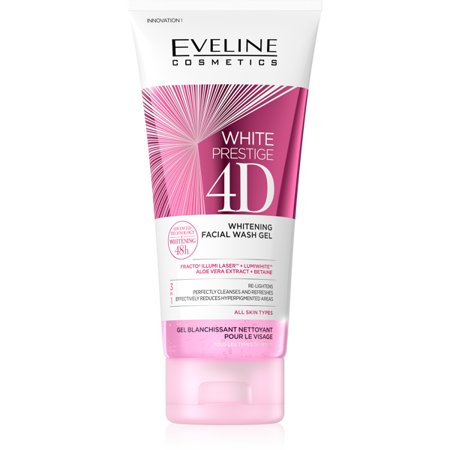 Eveline White Prestige 4D Whitening and Brightening Facial Wash Gel 200ml