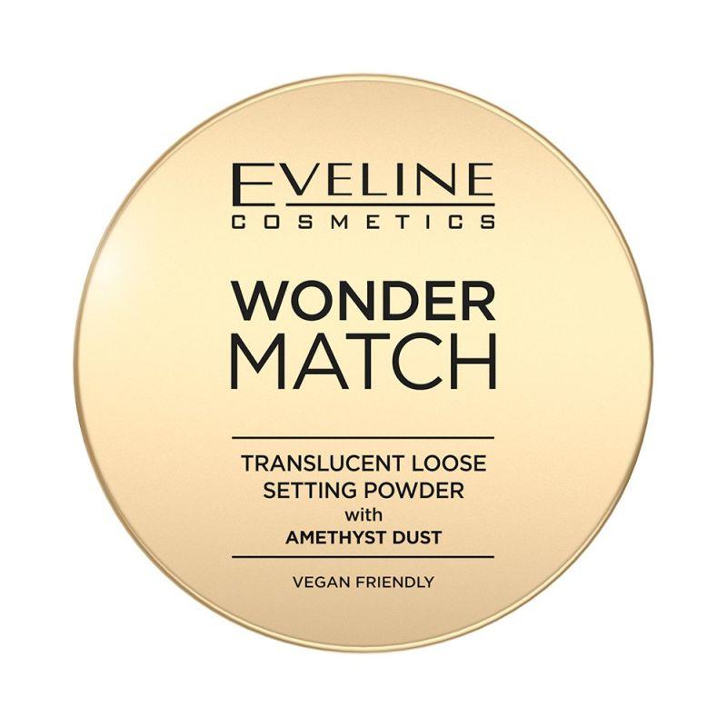 Eveline Wonder Match Light Setting Powder with Amethyst Dust Vegan 6g