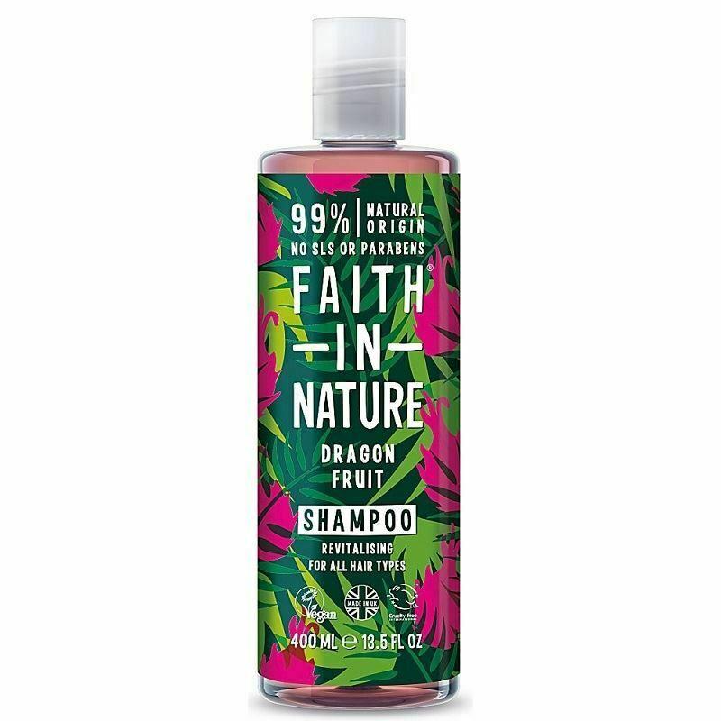 Faith In Nature Dragon Fruit Revitalizing Shampoo for All Hair Types with Kiwi Aroma 400ml