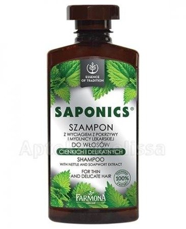 Farmona Saponics Shampoo with Nettle Extract for Fine and Delicate Hair 330ml