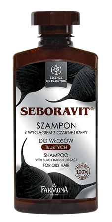 Farmona Seboravit Shampoo with Black Turnip Extract for Oily Hair 330ml
