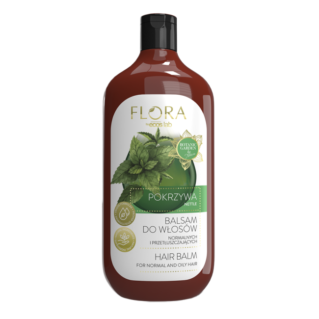 Flora by EcosLab Nettle Balm for Normal and Oily Hair 500ml