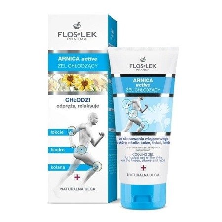 Floslek Arnica Active Cooling Gel Cools Relaxes Natural Relief 200ml