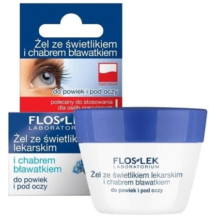 Floslek Eye Gel And Under Eye With Skylight And Cornflower Cornflower 10g