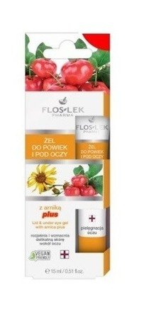 Floslek Eye Gel With Arnica Plus Dark Circles Under The Eyes 15ml