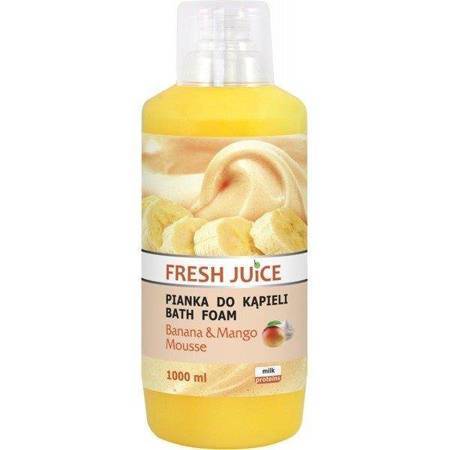 Fresh Juice Banana Bath Foam and Mango Mousse 1000ml