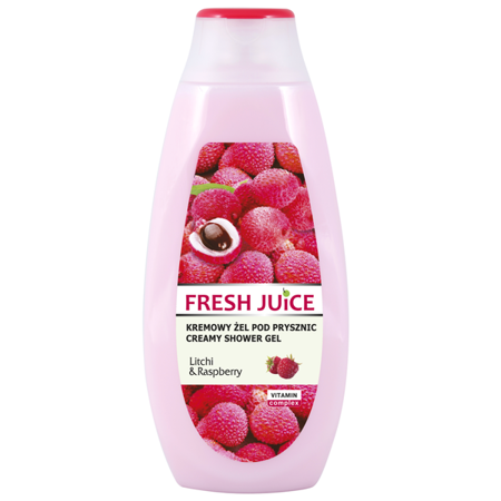 Fresh Juice Cream Shower Gel Litchi and Raspberry 400ml