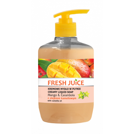 Fresh Juice Creamy Mango & Carambola Soap with Camellia Oil 500 ml