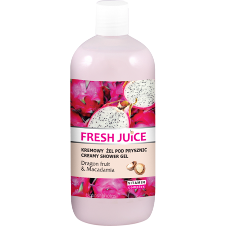 Fresh Juice Creamy Shower Gel Dragon Fruit and Macadamia 500 ml