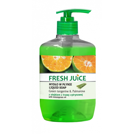 Fresh Juice Creamy Soap Green Tangerine & Palmarosa 460 ml