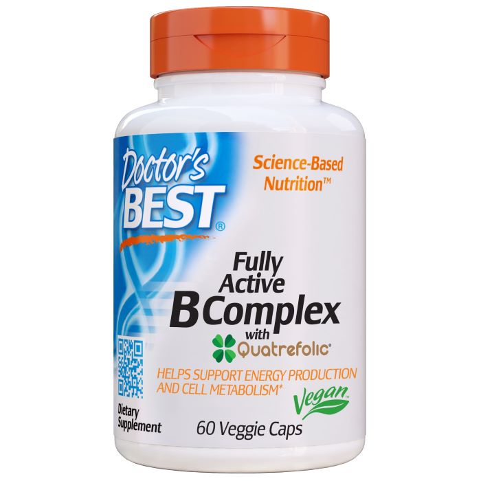 Fully Active B-Complex with Quatrefolic - 60 vcaps