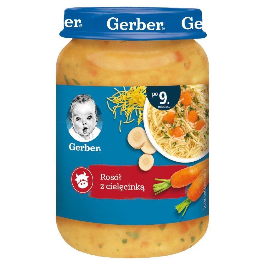 Gerber Broth with Veal for Babies after 9 Months 190g