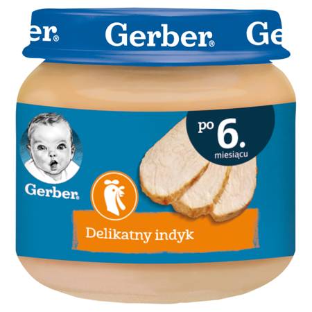 Gerber Delicate Turkey for Babies after 6 Months 80g