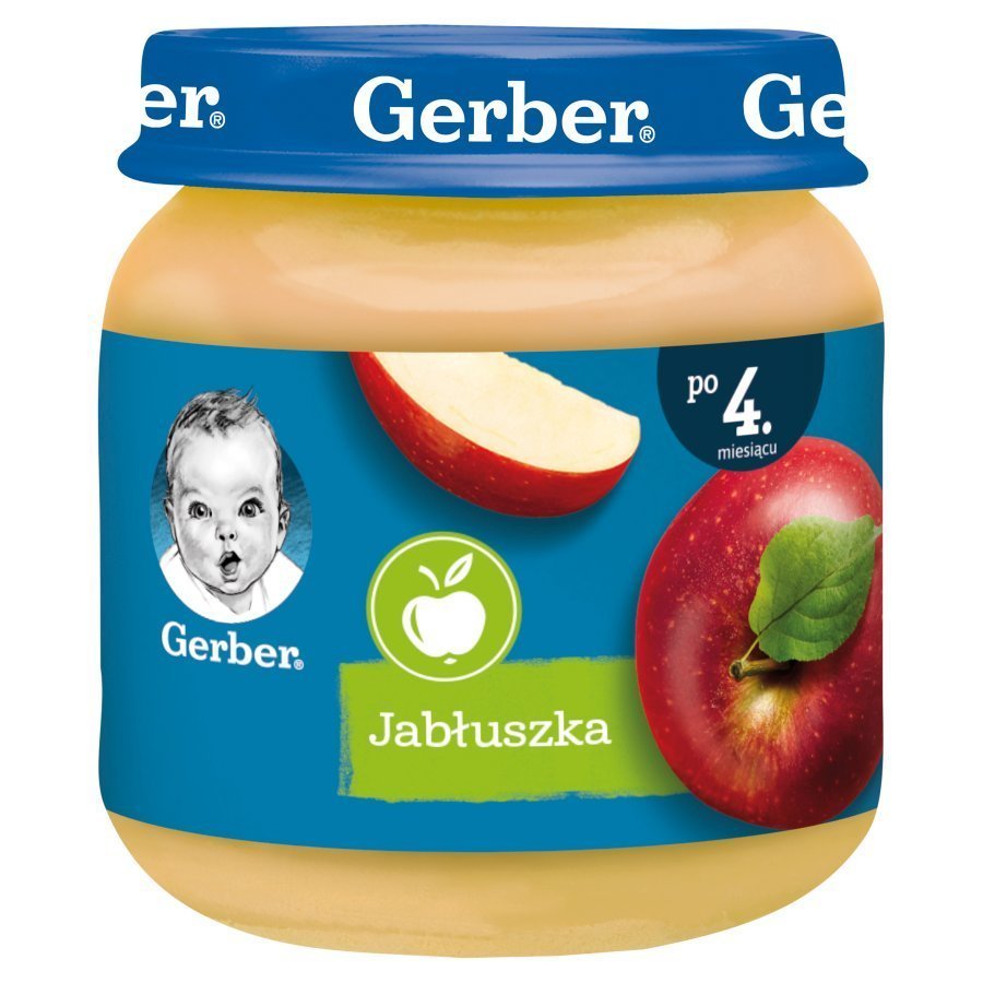 Gerber Dessert Apple for Infants after 4th Month without Sugar Addition 125g