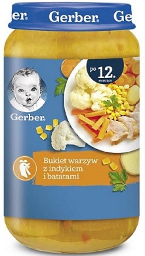 Gerber Vegetables with Turkey and Sweet Potato for Children after 12 Months 250g