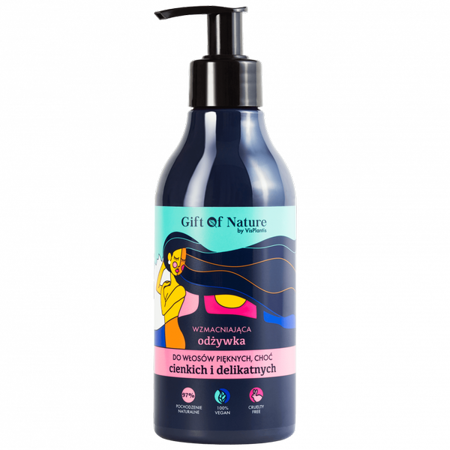 Gift Of Nature Strengthening Conditioner Thin Delicate Black Black Hair 300ml