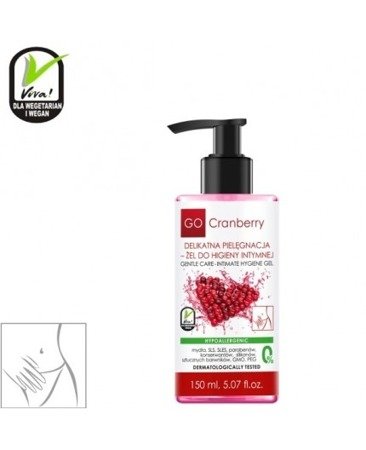 GoCranberry Delikatna Pielęgnacja -Żel do Higieny Intymnej 150 ml