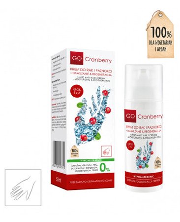 GoCranberry HAND AND NAILS CREAM - MOISTURIZING & REGENERATION 50 ml