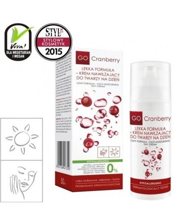 GoCranberry Light Formula - Facial Moisturising Day Cream 50 ml