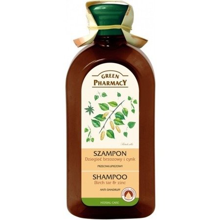 Green Pharmacy Anti-Dandruff Shampoo with Birch Tar and Zinc 350ml