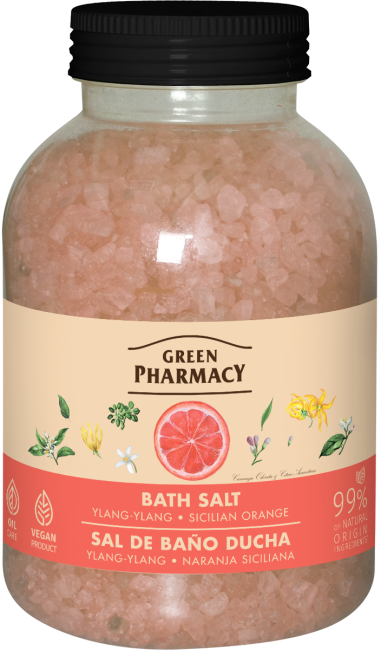 Green Pharmacy Bath Salt Ylang-Ylang and Sicilian Orange 1000g