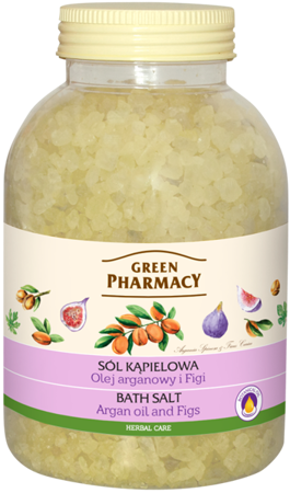 Green Pharmacy Bath Salt with Argan Oil and Figs 1300g