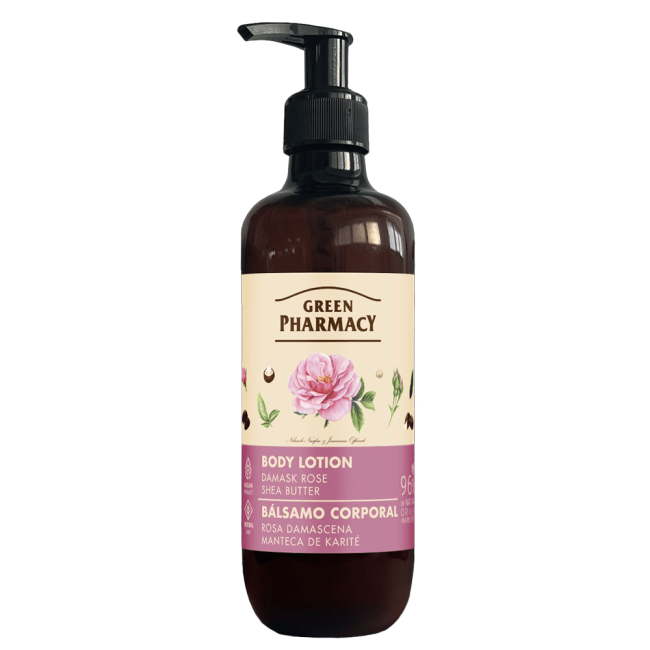 Green Pharmacy Body Lotion Damask Rose & Shea Butter 400ml