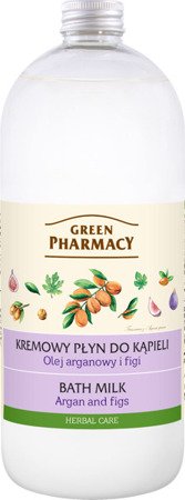Green Pharmacy Creamy Bath Milk with Argan and Figs 1000ml