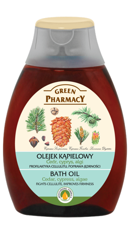 Green Pharmacy Improving Skin Firmness Bath Oil with Cedar Cypress and Algae 250ml