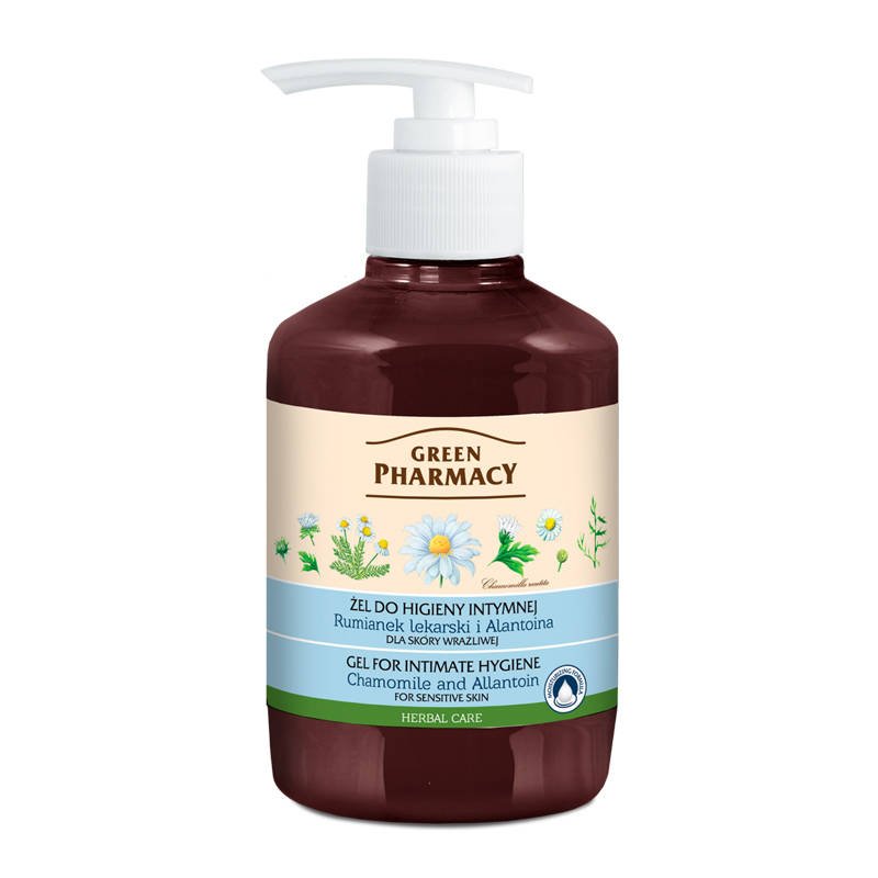 Green Pharmacy Intimate Hygiene Gel for Sensitive Skin with Chamomile and Allantoin 370ml
