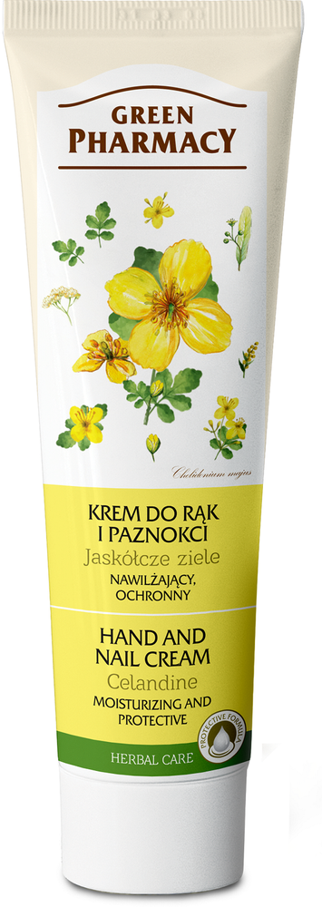Green Pharmacy Moisturizing and Protective Hand and Nail Cream with Celandine 100ml
